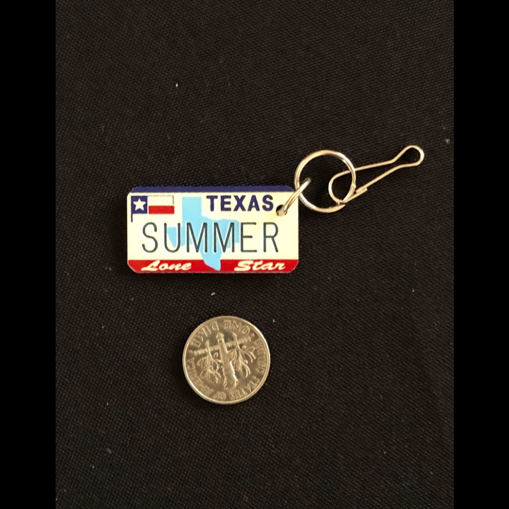 Super cute State of Texas “Summer” keychain.
